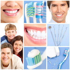 Canvas Print - dental care