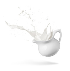 Wall Mural - milk splash