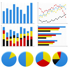 Bar Pie Graph Chart