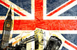 Leinwandbild Motiv drapeau anglais