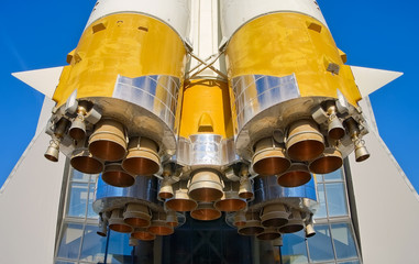 Wall Mural - details of space rocket engine