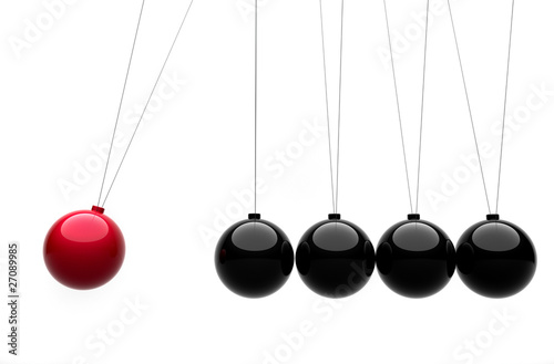 Newton's cradle concept