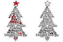 Christmas Tree, Different Languages 1