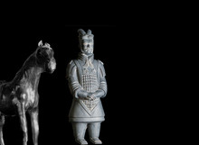 Unearthed Replica Of Terracotta Warrior
