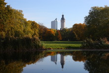 Johannapark In Leipzig Im Herbst