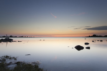 Wall Mural - Twilight ocean scene