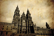 Santiago de Compostela vintage card