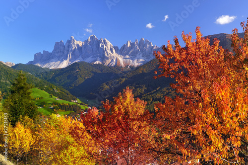 Naklejka na szybę Val di Funes