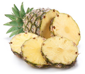 Canvas Print - Slices of pineapple.