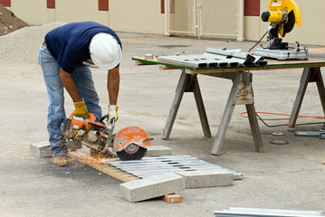 Hand Sawing Metal Studs