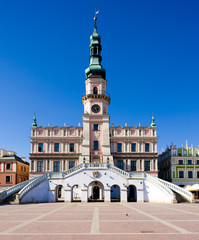 Sticker - Town Hall, Main Square (Rynek Wielki), Zamosc, Poland