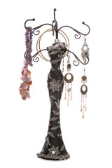 Black jewellery display stand