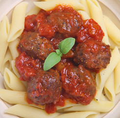 Sticker - Italian Meatballs and Pasta