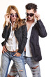 © totti - fashion couple with sunglasses