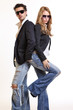 © totti - fashion couple posing in studio