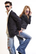 © totti - fashion couple posing in studio