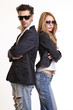 © totti - fashion couple in studio