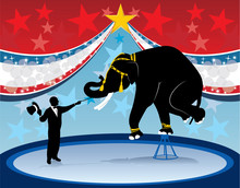 Ring Master Elephant And Circus