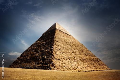 Fotografía giza pyramids, cairo, egypt