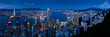 Hongkong Sonnenuntergang Panorama