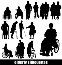 Elderly Silhouettes