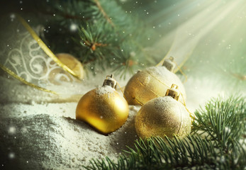 Wall Mural - christmas card