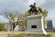 Andrew Jackson Monument With Supreme Court, Nashville, TN