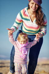 Wall Mural - Happy family