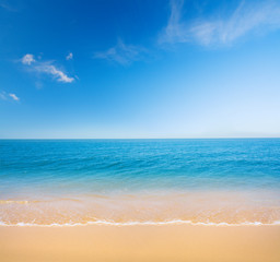 Wall Mural - beach and tropical sea