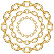gold circle chain
