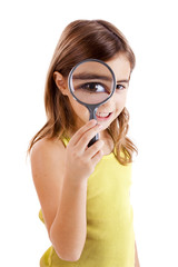 Wall Mural - Looking through a magnifying glass