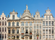 Ancient Buildings In Brussels Grand Place