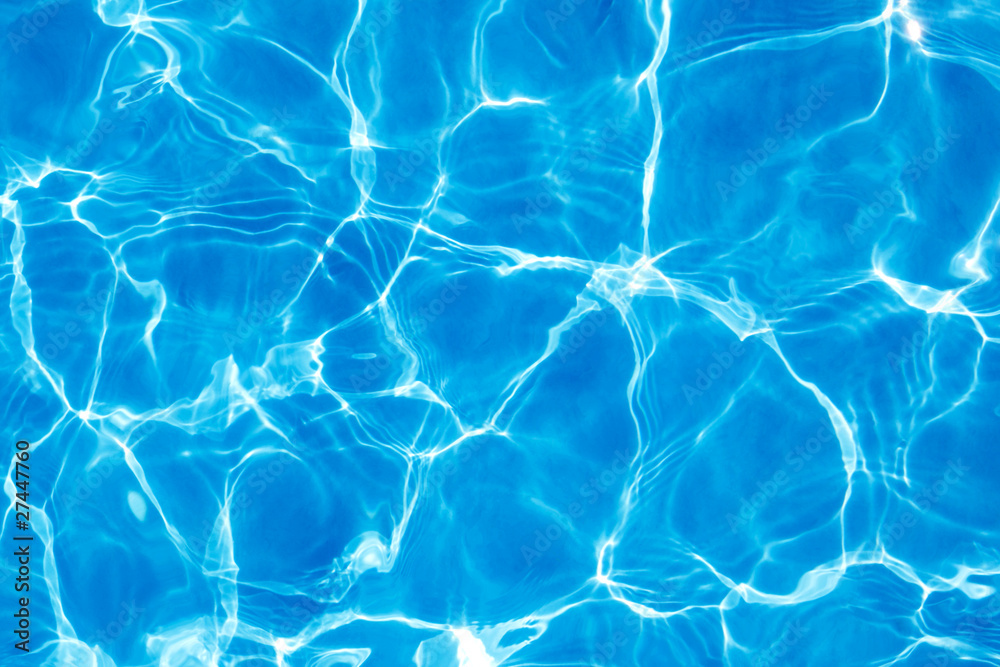 Photo of Water in a swimming pool - obrazy, fototapety, plakaty 