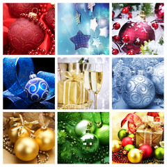 Canvas Print - Christmas Holiday Collage