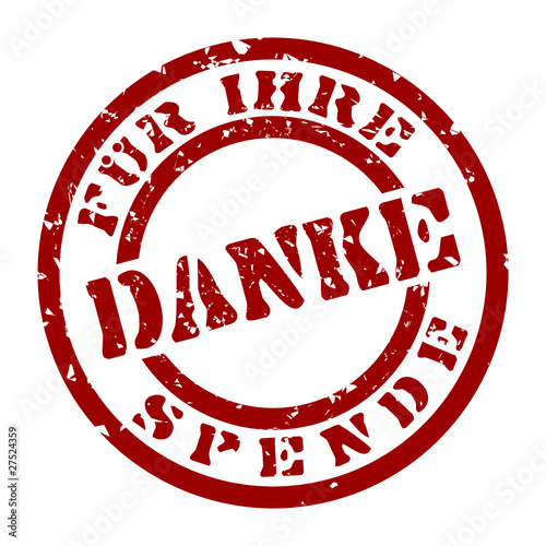 stempel danke für ihre spende I Buy this stock vector and explore