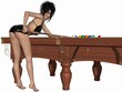 Hot billiards queen