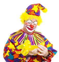 Poster - Clown Makes Balloon Animal