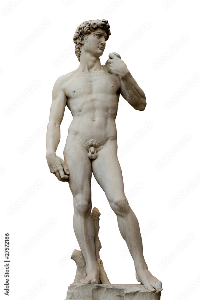 Sculpture of David by Michelangelo - obrazy, fototapety, plakaty 
