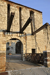 Wall Mural - castle drawbridge, brescia