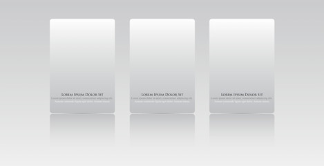 Wall Mural - vector website menu template