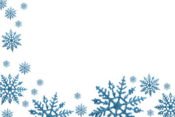 Canvas Print - snowflake border