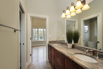 Wall Mural - Bath room in new construction home