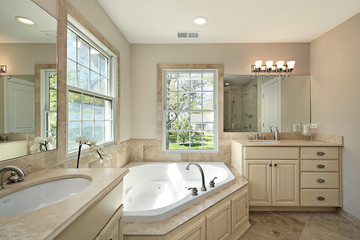 Wall Mural - Master bath with tub