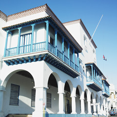 Sticker - town hall, Parque Céspedes, Santiago de Cuba, Cuba