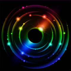 Wall Mural - abstract solar system #4