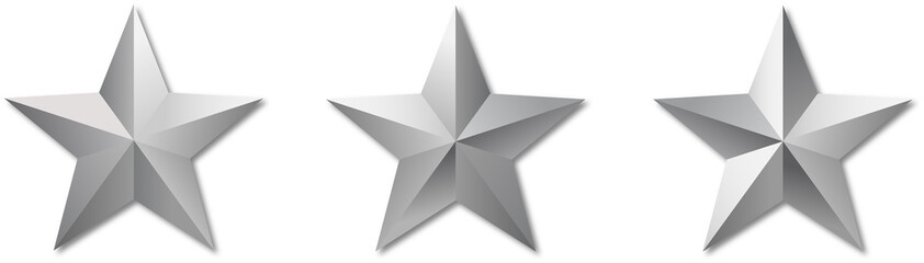 metal reflect militar stars