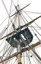 Tall Ship Mast And Rigging