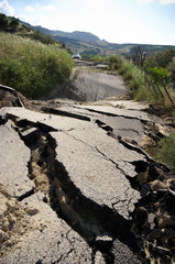 broken road