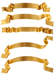 Canvas Print - gold ribbon collection