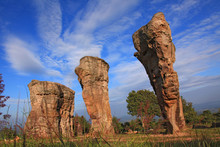 Landscape Of Thailand Stonehenge, Mor Hin Khao
